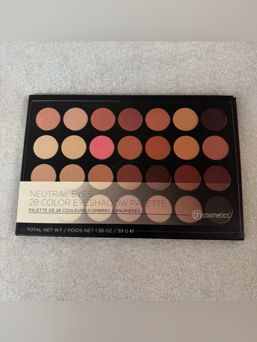 BH Cosmetics Neutral Eyes 28-Color Eyeshadow Palette - Warm Neutral Shades